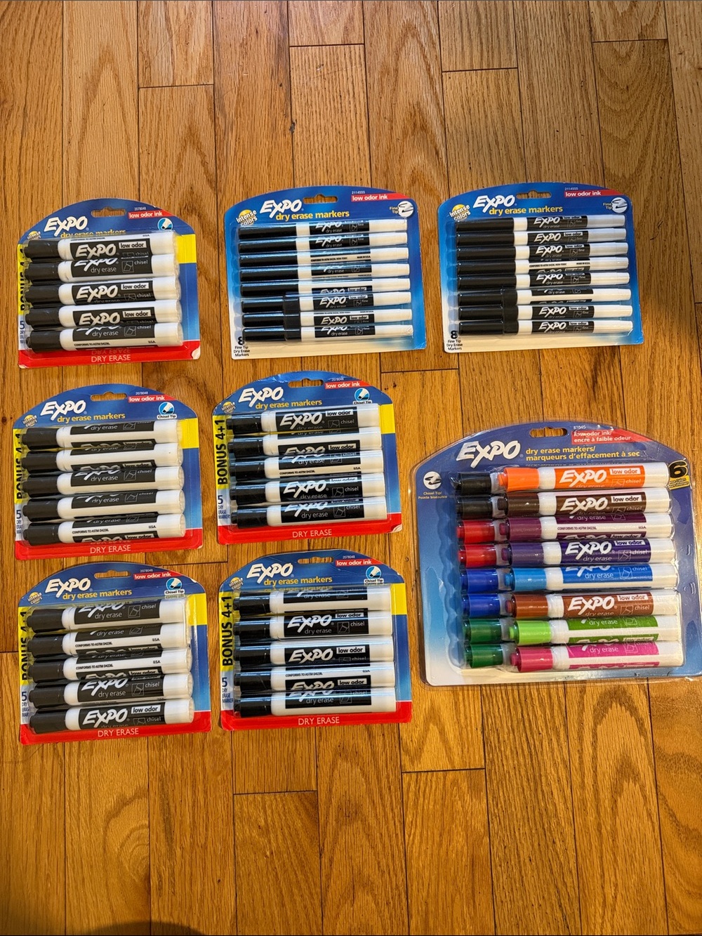 Expo Dry Erase Markers Variety Pack - Black & Assorted Colors
